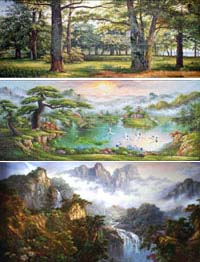 山水风景油画